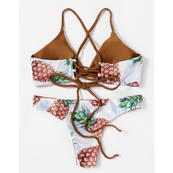 Med Left✨Summer Ready! Pineapple bikini✨ - Picture 2 of 2
